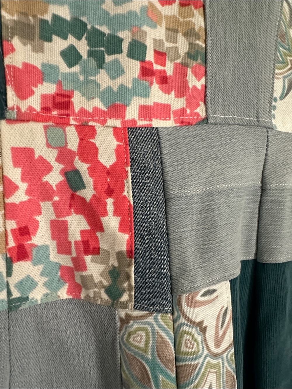 Patchwork Jumpsuit - Picture 10 of 16